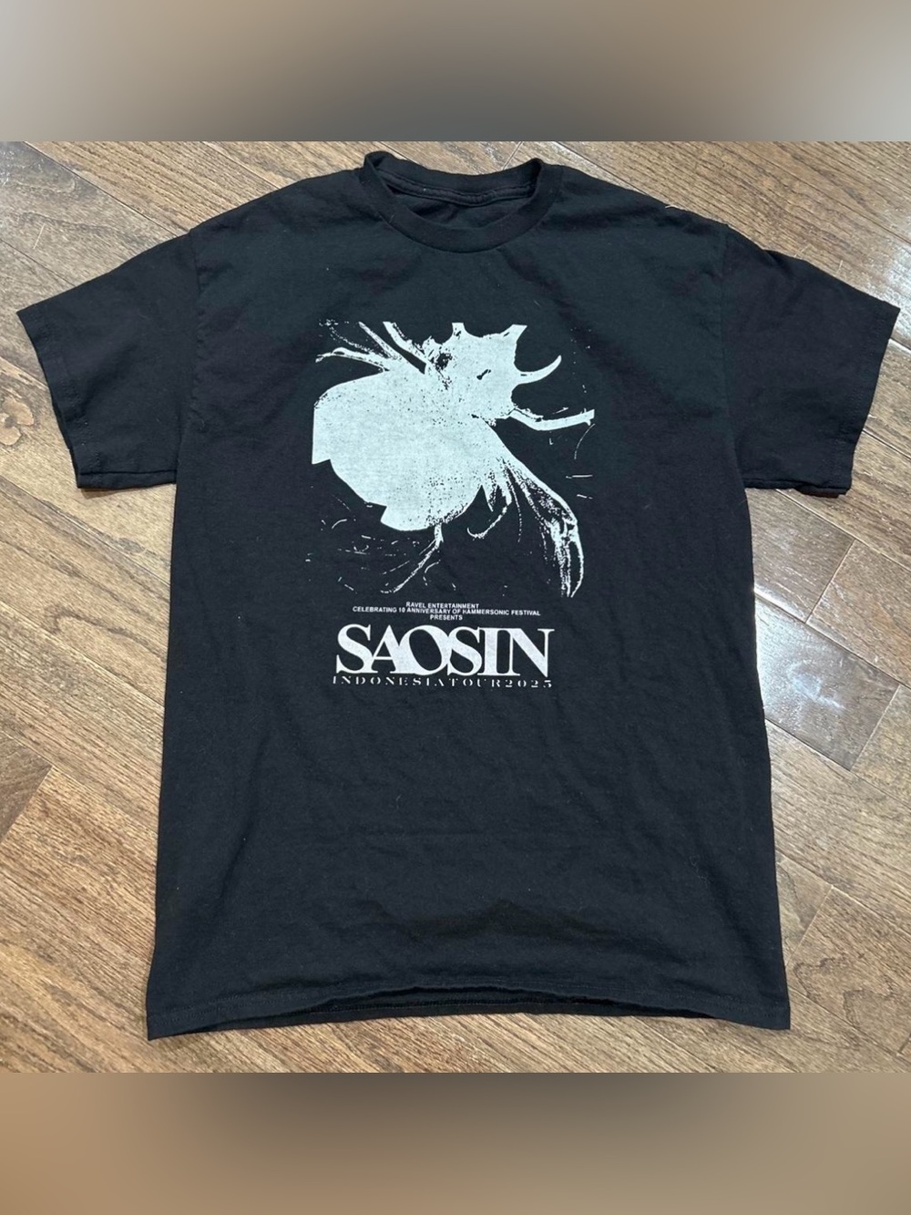 Saosin Black Graphic Band Tee - Black